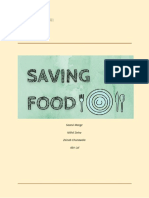 Saving Food - Project Report