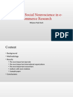 Usage of Social Neuroscience in E-Commerce Research