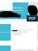 Advanced Petroleum Processing-Summary Project
