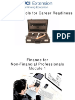 Business Tools Career Readiness Finance Non-Financial Professionals Module 1 Accounting Equation