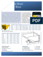 Product Guide Sheet Roll Forward Skips: Max Fork Size 150 X 65mm