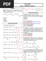 Exercícios reações de adição