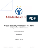 MB CloudSecurityConnectorforAWS AdministratorGuideV1.3