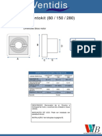 I-Ventokit (80 / 150 / 280) : Dimensões Bloco Motor