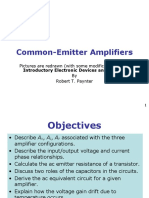 Common-Emitter Amplifiers: Pictures Are Redrawn (With Some Modifications) From by Robert T. Paynter
