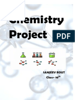 Chemistry Project Chemistry Project Chemistry: Sanjeev Rout Class Sanjeev Rout Class-10