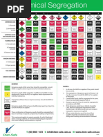 Segregation Chart | PDF | Chemical Substances | Safety