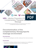 Infection Prevention (COVID-19) For Complementary Therapies and Sports Massage