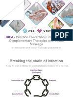 Infection Prevention (COVID-19) For Complementary Therapies and Sports Massage