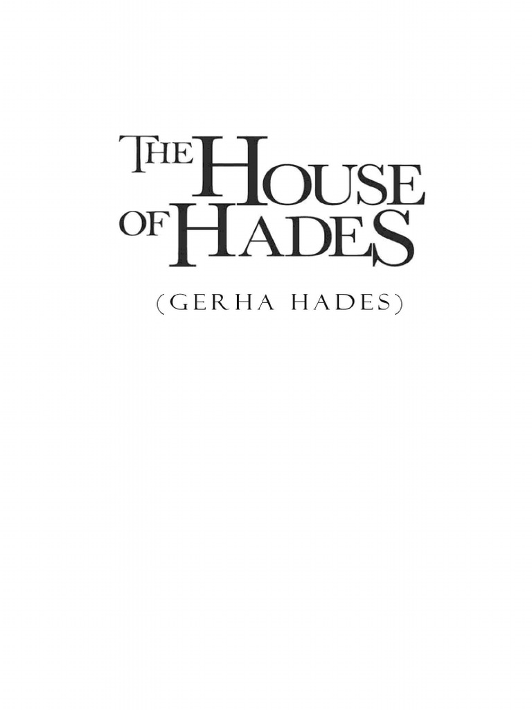 Rick Riordan The Heroes of Olympus 4 The House of Hades PDF