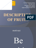 Description of Fruits: SD NEGERI 101843 Bandar Baru Bahasa Inggris Kelas V Semester Ganjil