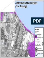 Jamestown Sea Level Rise Map Overview