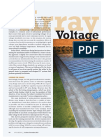 SP3.6 Array Voltage Considerations