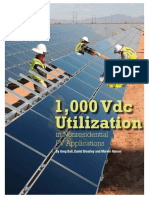 Utilization Voltages 1,000 VDC: in Nonresidential PV Applications