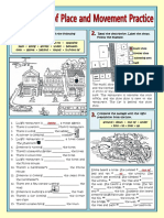 Complete prepositions sentence activity