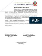 ACTA DE INICIO DE OBRA RESERVORIO PILLACAYOC