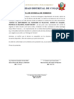 Acta de Inicio de Obra Reservorio Pillacayoc