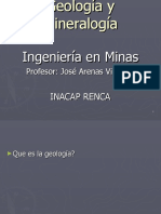 Introducción A La Geologia y Mineralogia