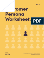 Customer Persona Worksheet.: Created by