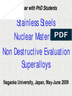 Stainless Steels Nuclear Materials Superalloys