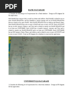 ER Diagram Answers of Students