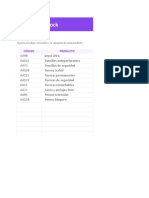 Control de Inventario de Stock