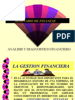 Seminario de finanzas: Análisis y diagnóstico financiero