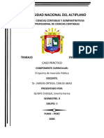 Evaluación de Proyecto de Inversión Pública en Coata