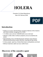 Cholera: Presenter: Dr. Sohani Bajracharya Date: 26 February 2018