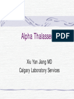 Alpha Thalassemia