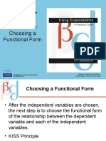 Specification: Choosing A Functional Form: Slides by Niels-Hugo Blunch Washington and Lee University