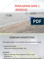 Ukuran Pemusatan 1 (Modus)