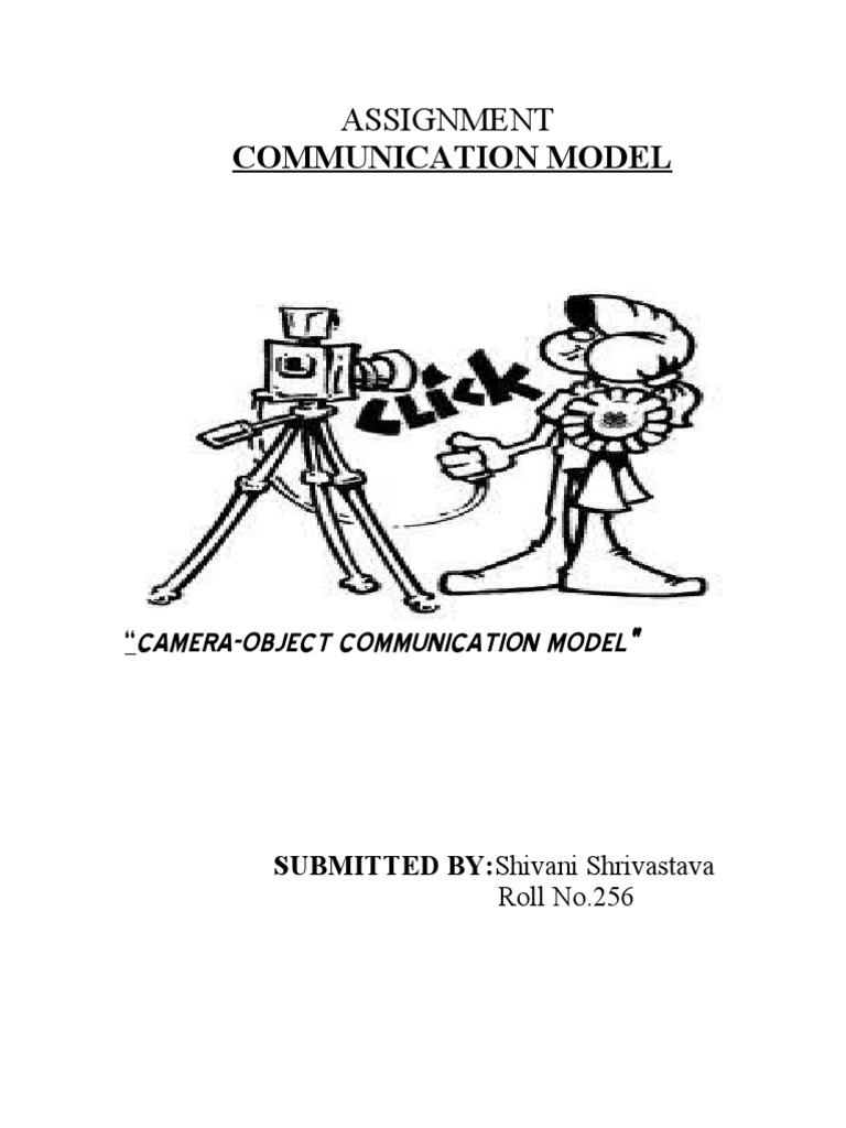 Camera-Object Communication Model Explained | PDF | Camera ...