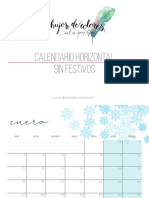 DibujosdeColores CalendarioHorizontal2021