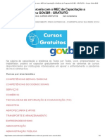 Cursos Online em Parceria Com o MEC de Capacitação A Distância Do Programa GOV - BR - GRATUITO - Cursos Online EAD