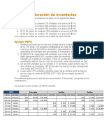 Ejemplo Valoración de Inventarios