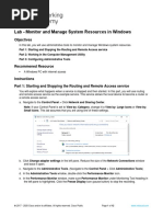 3.3.13 Lab - Monitor and Manage System Resources in Windows