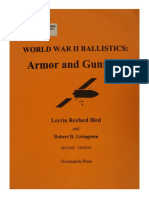WWII Ballistics - Armor and Gunnery