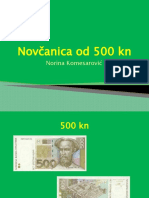 Novčanica Od 500 KN: Norina Komesarović