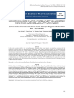 M J A S: Monoethanolamine Wastewater Treatment Via Adsorption Using Wood Sawdust Based Activated Carbon