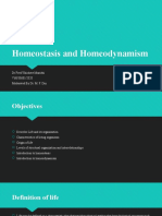 1.Homeostasis and Homeodynamism (Life and hemostasis)