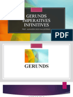 Gerunds Imperatives Infinitives: Prof. Alejandro Rozo Ballesteros