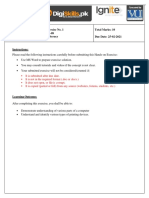 Hands-On Exercise No. 1 Batch-09 Digital Literacy Total Marks: 10 Due Date: 25-02-2021