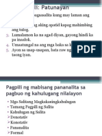 Pagpili NG Mabisang Pananalita-Retorika