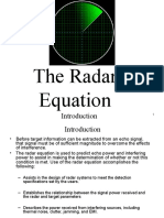The Radar Equation