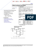 LM1117 800-Ma, Low-Dropout Linear Regulator: 1 Features 3 Description