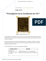 Módulo 9 G20 - Promulgación de La Constitución de 1917