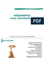 Ergonomia - Aula Introdutória