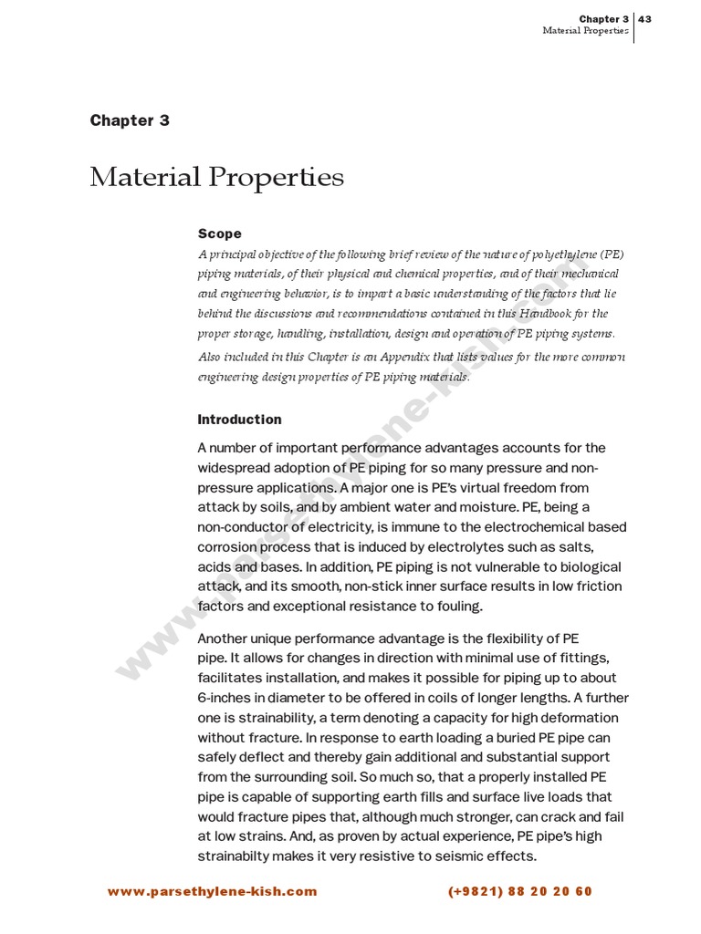 Chapter03Handbook of Polyethylene Pipe PDF Polyethylene Polymers