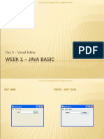 Week 1 Day 3 – Java Basic
